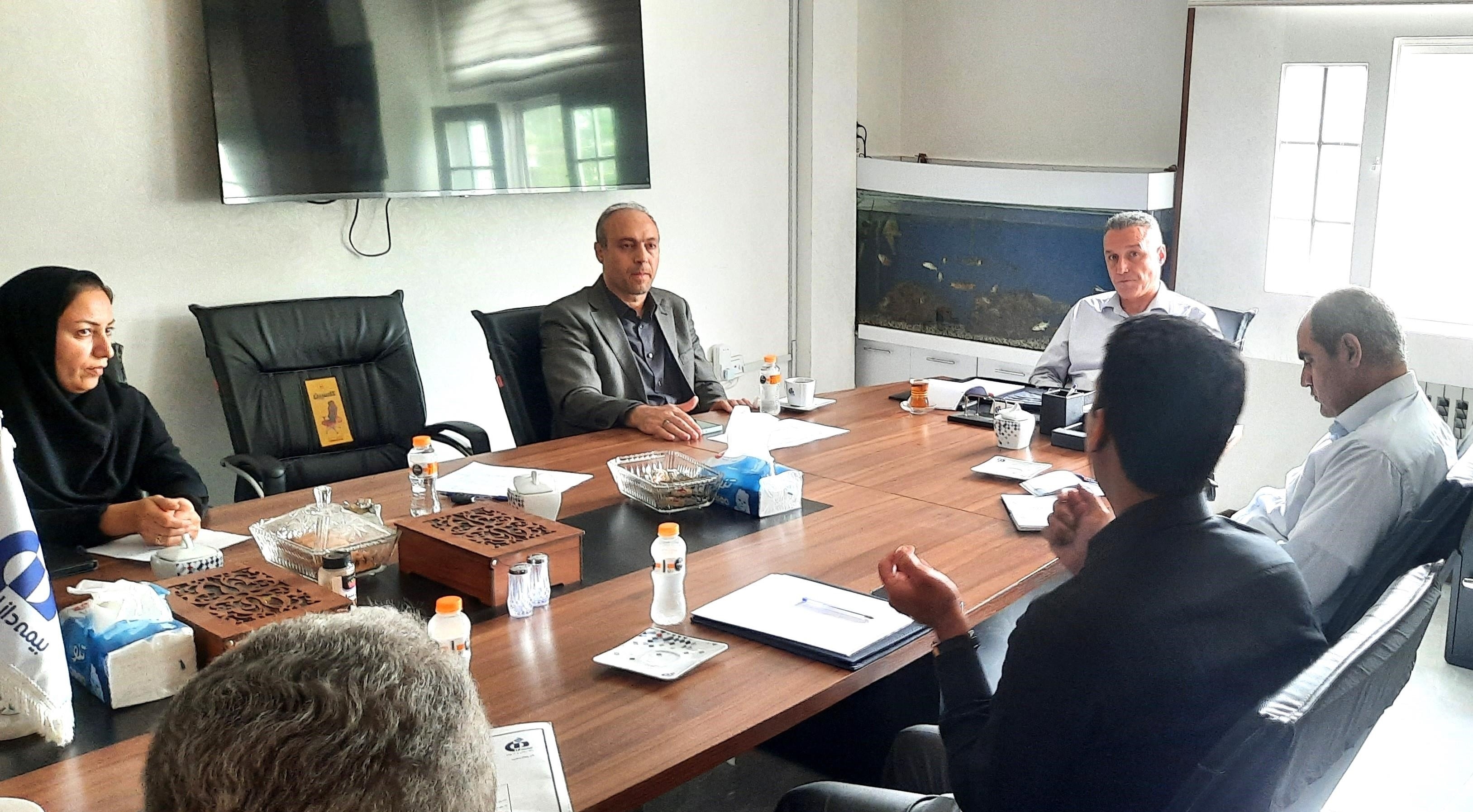 دومین جلسه صندوق بازنشستگی استان قزوین و شرکت بیمه دانا برگزار شد