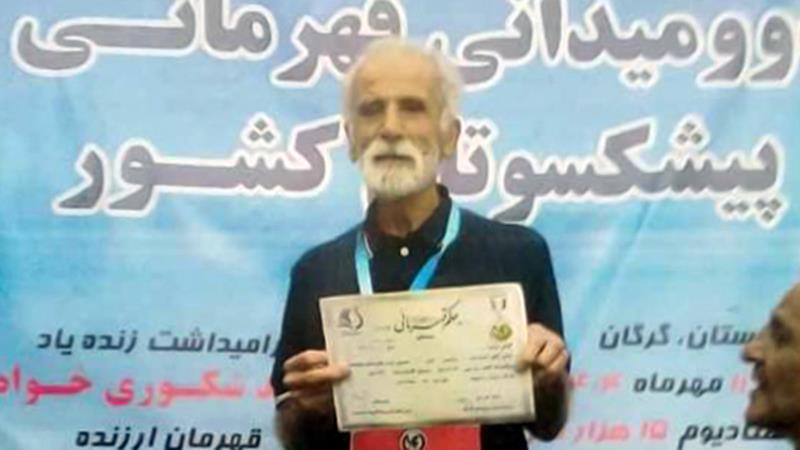 درخشش پیشکسوت استان قزوین در هشتمین مسابقات دوومیدانی پیشکسوتان کشور