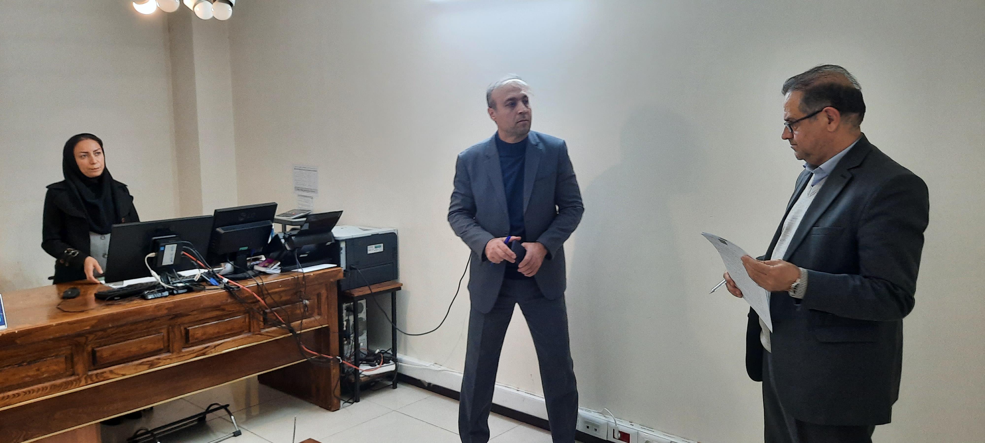 دومین مرحله بازدید بازرس صندوق بازنشستگی کشوری از صندوق بازنشستگی استان قزوین 1