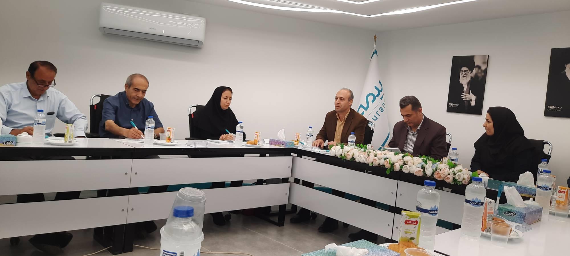 نشست و هم اندیشی شرکت ایرانیان پوشش به همراه صندوق بازنشستگی کشوری استان قزوین  1