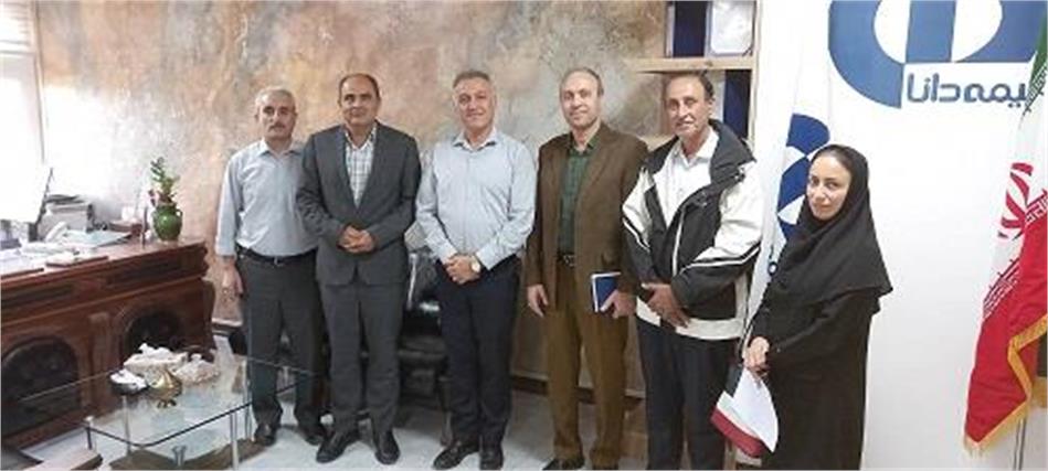 نشست هم اندیشی مدیریت صندوق بازنشستگی استان قزوین با شرکت بیمه دانا